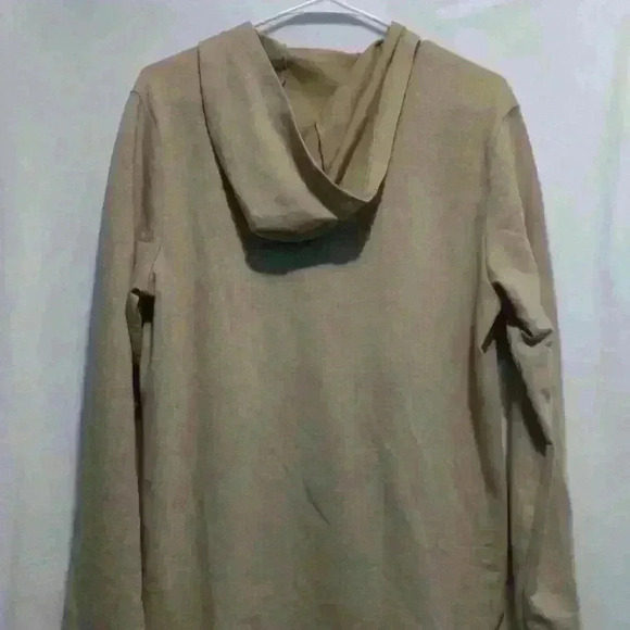 international concepts tan button  pullover - Picture 4 of 6